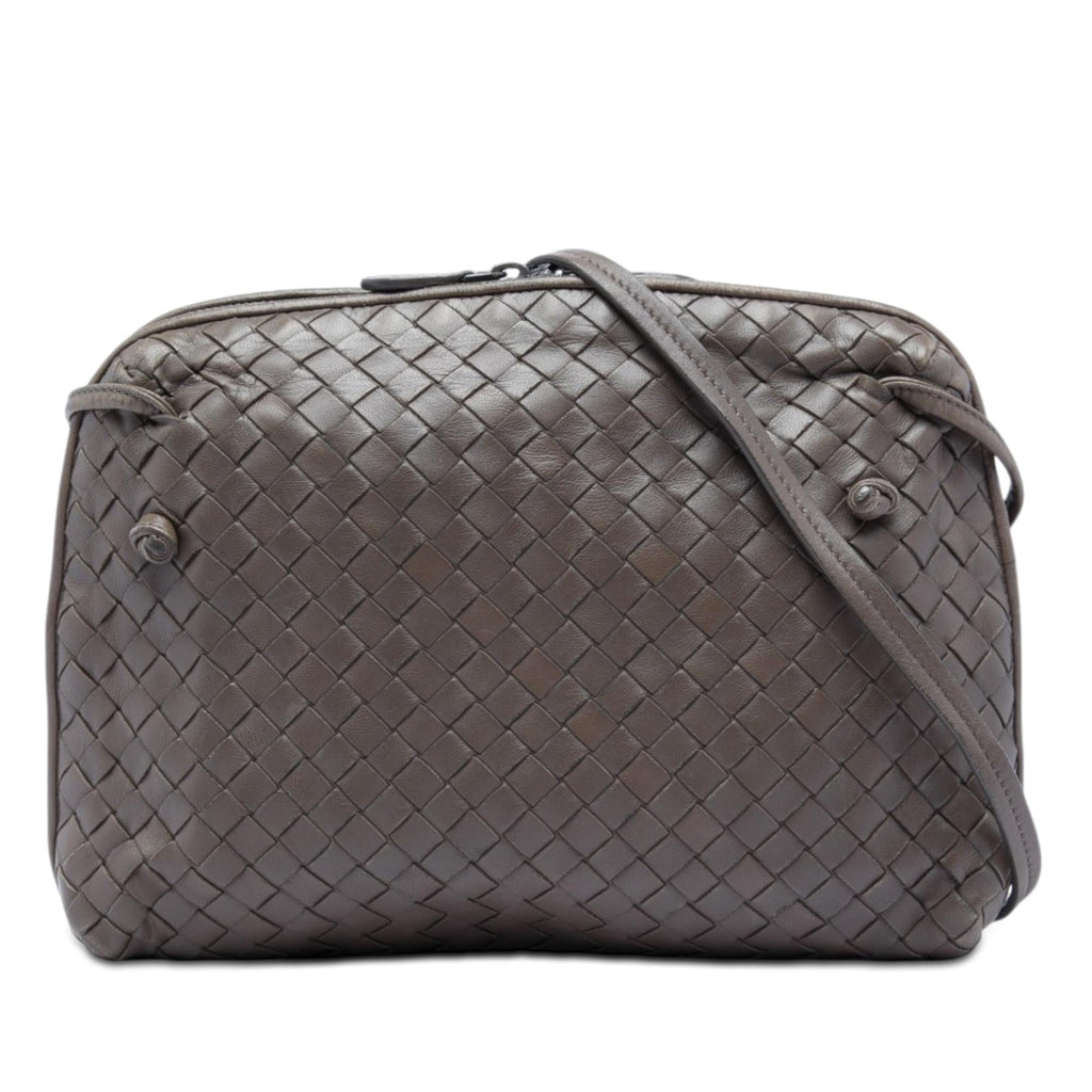 Bottega Veneta Nappa Intrecciato Nodini Crossbody