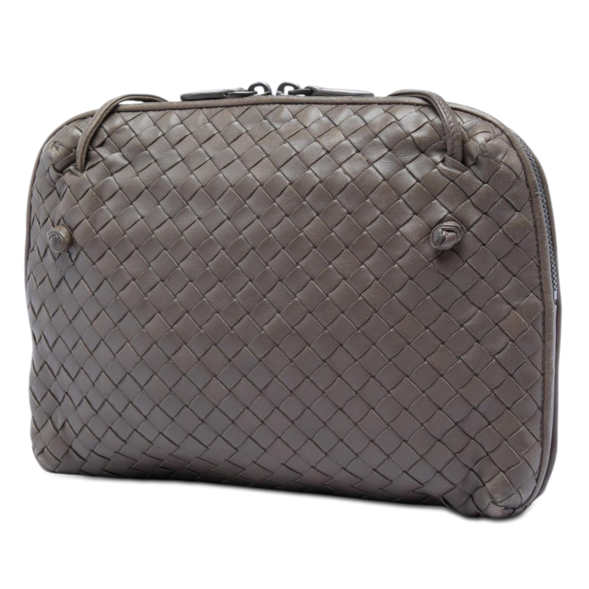 Bottega Veneta Nappa Intrecciato Nodini Crossbody