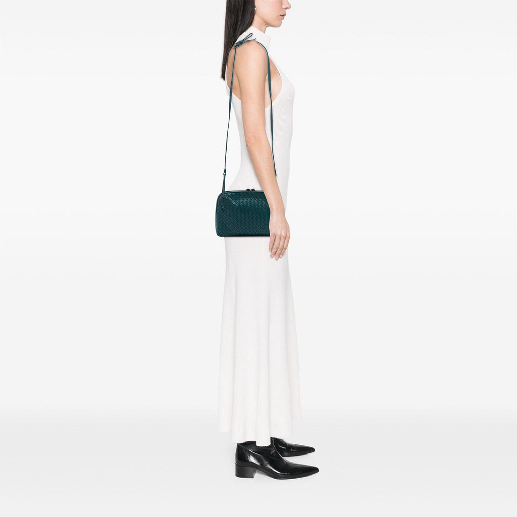 Bottega Veneta Nappa Intrecciato Nodini Crossbody