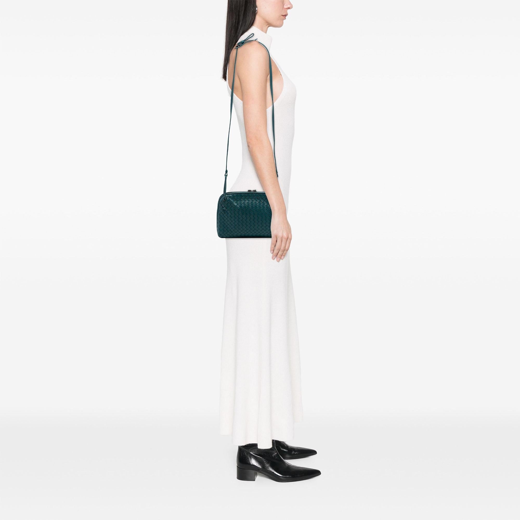 Bottega Veneta Nappa Intrecciato Nodini Crossbody