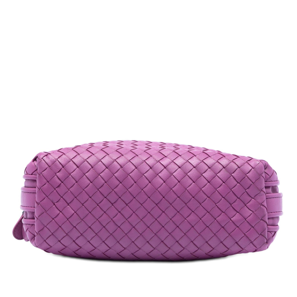 Bottega Veneta Nappa Intrecciato Nodini Double Zip Crossbody