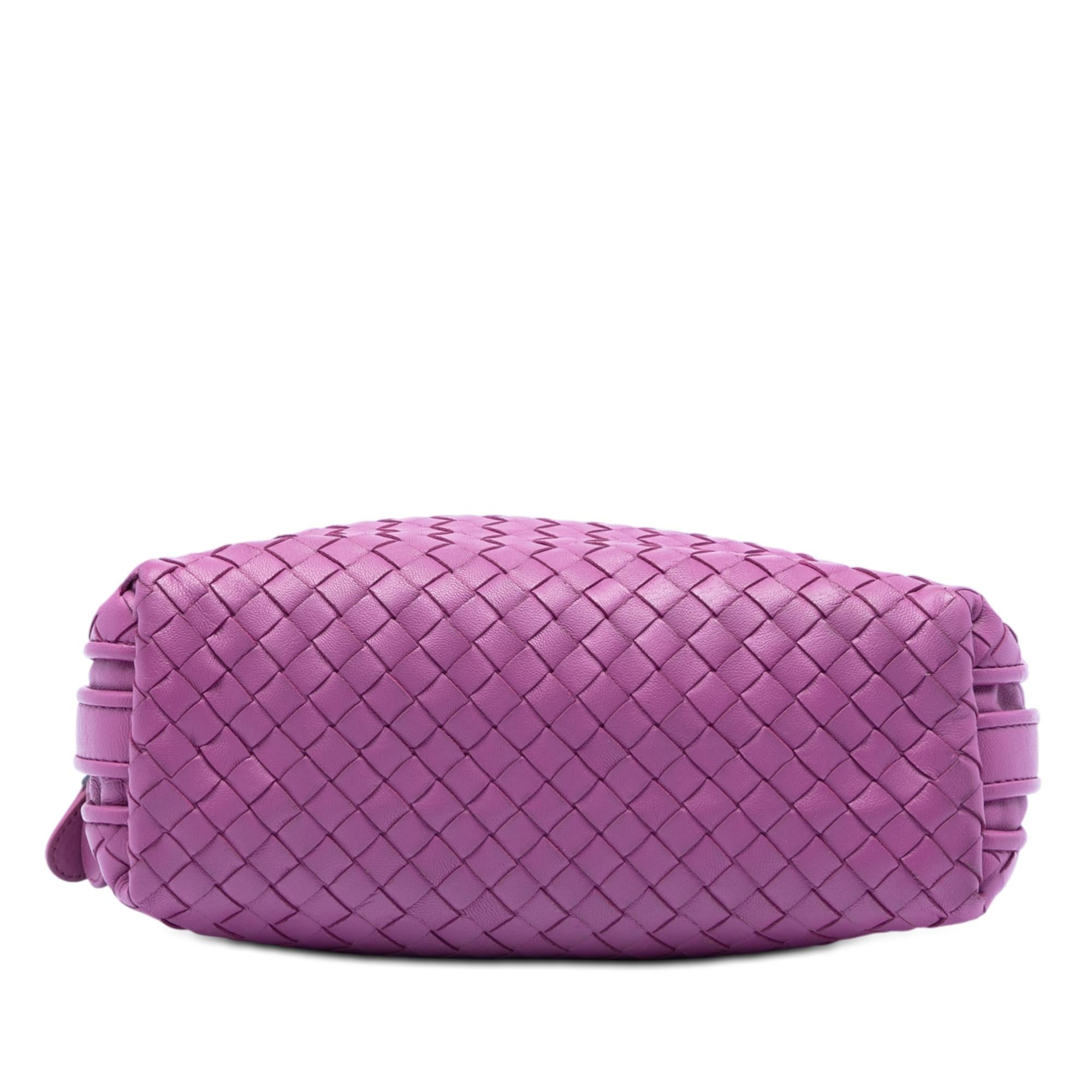 Bottega Veneta Nappa Intrecciato Nodini Double Zip Crossbody