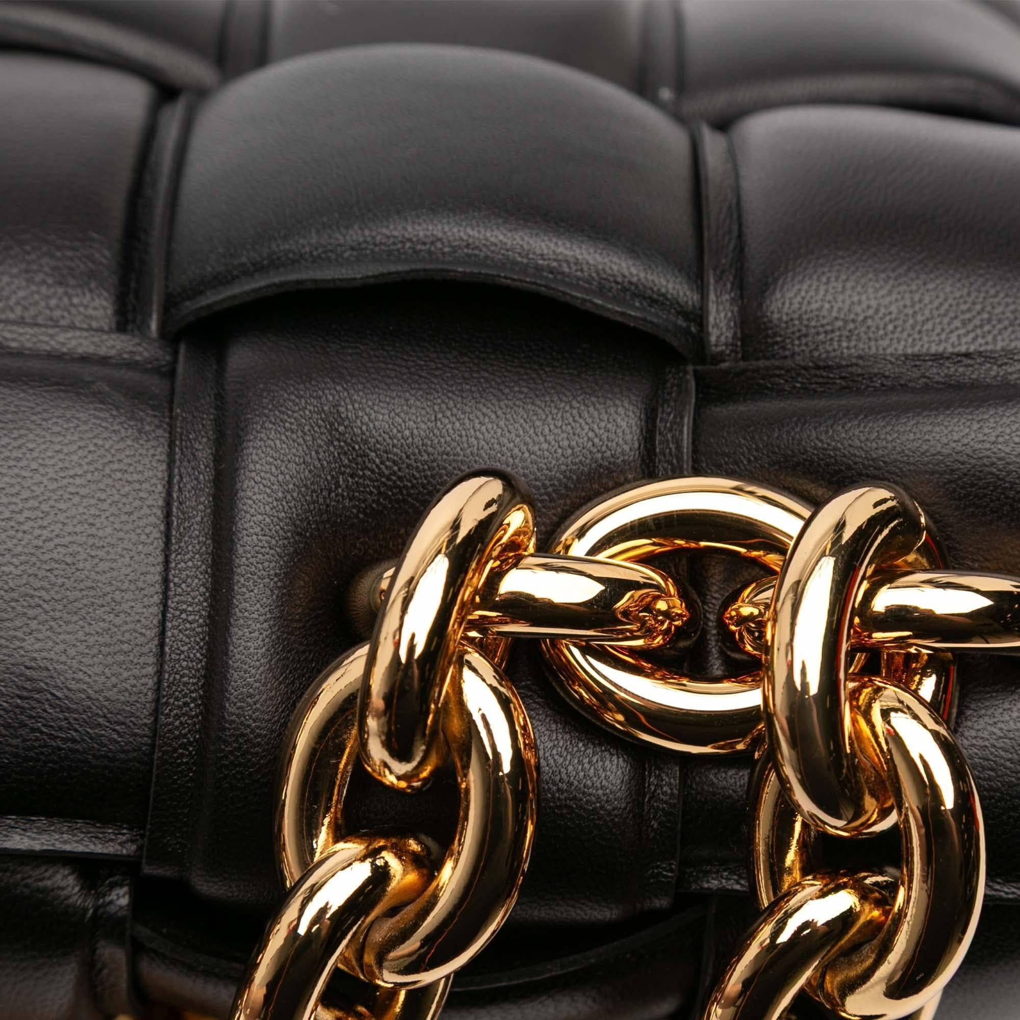 Bottega Veneta Nappa Intrecciato Padded Chain Cassette Satchel