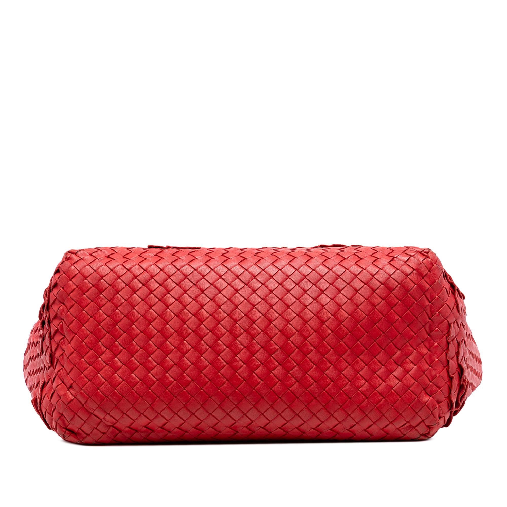 Bottega Veneta Nappa Intrecciato Ruffle Tote