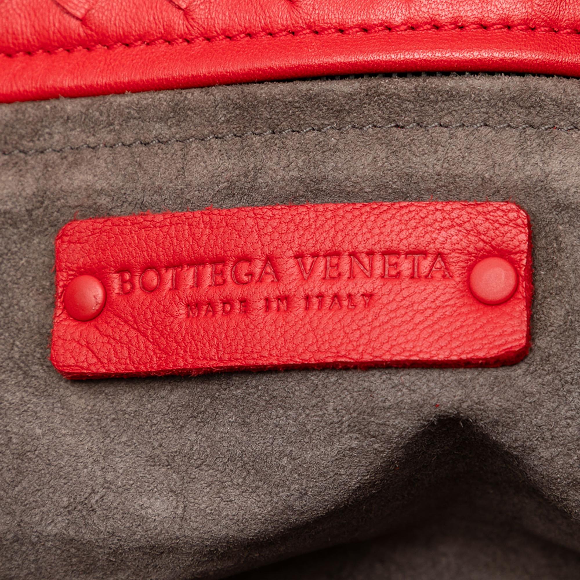 Bottega Veneta Nappa Intrecciato Ruffle Tote