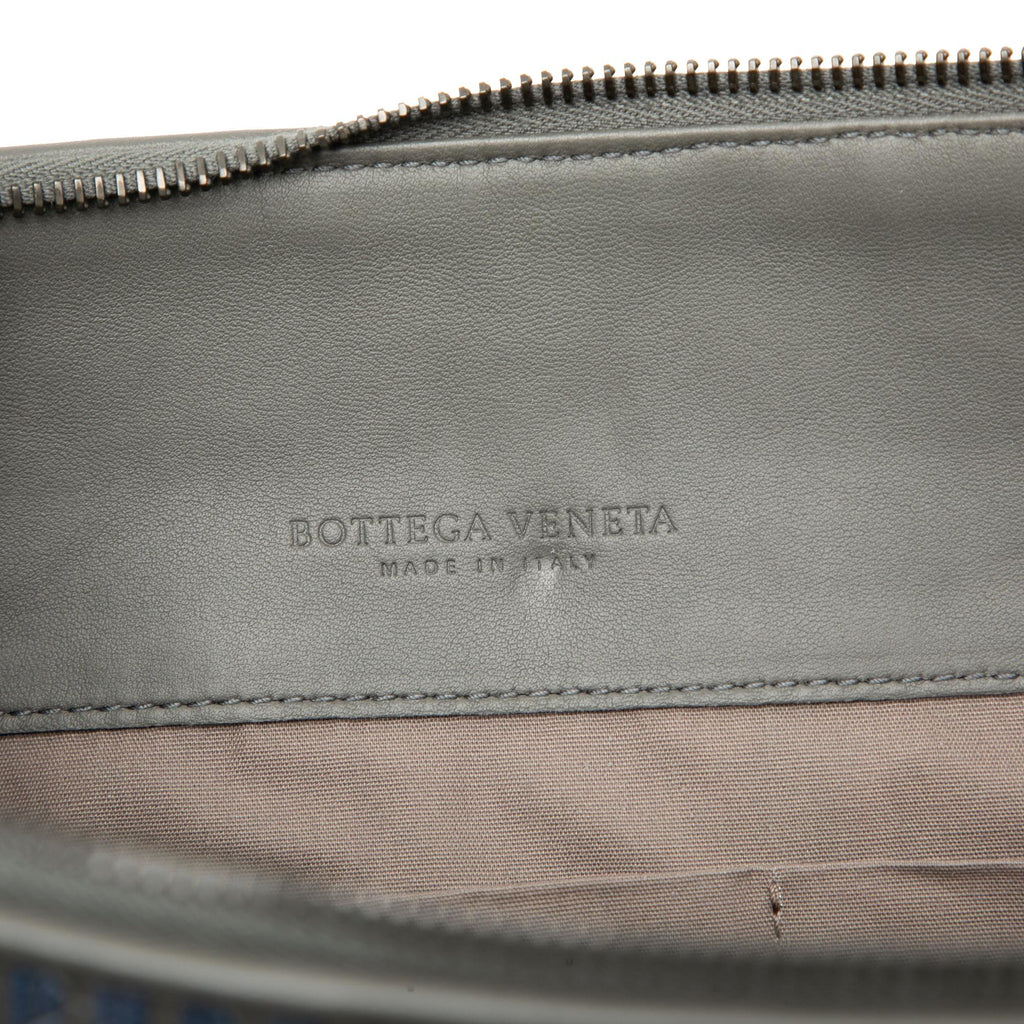 Bottega Veneta Nappa Intrecciato Stripe Document Case
