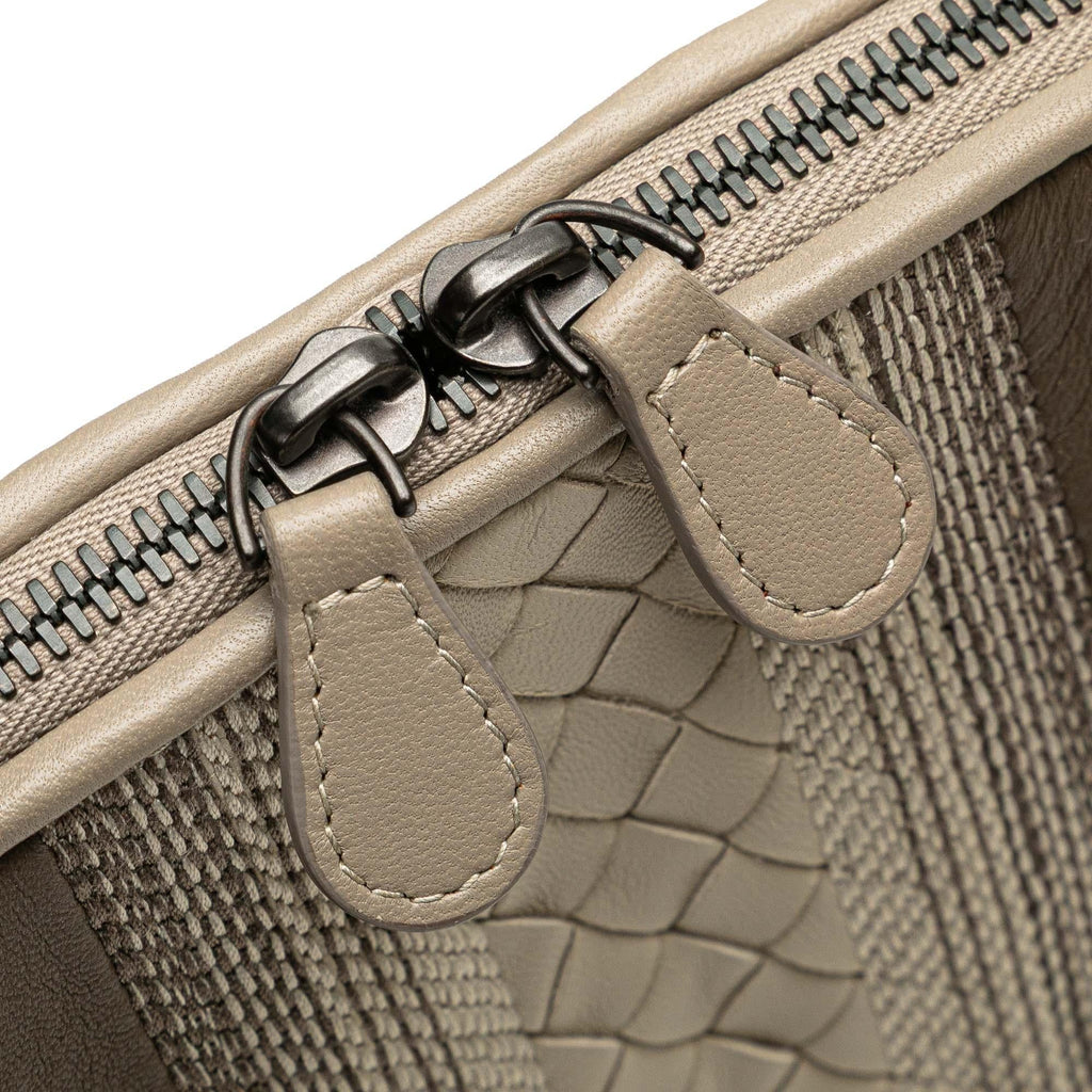 Bottega Veneta Nappa Intrecciato Striped Nodini Crossbody