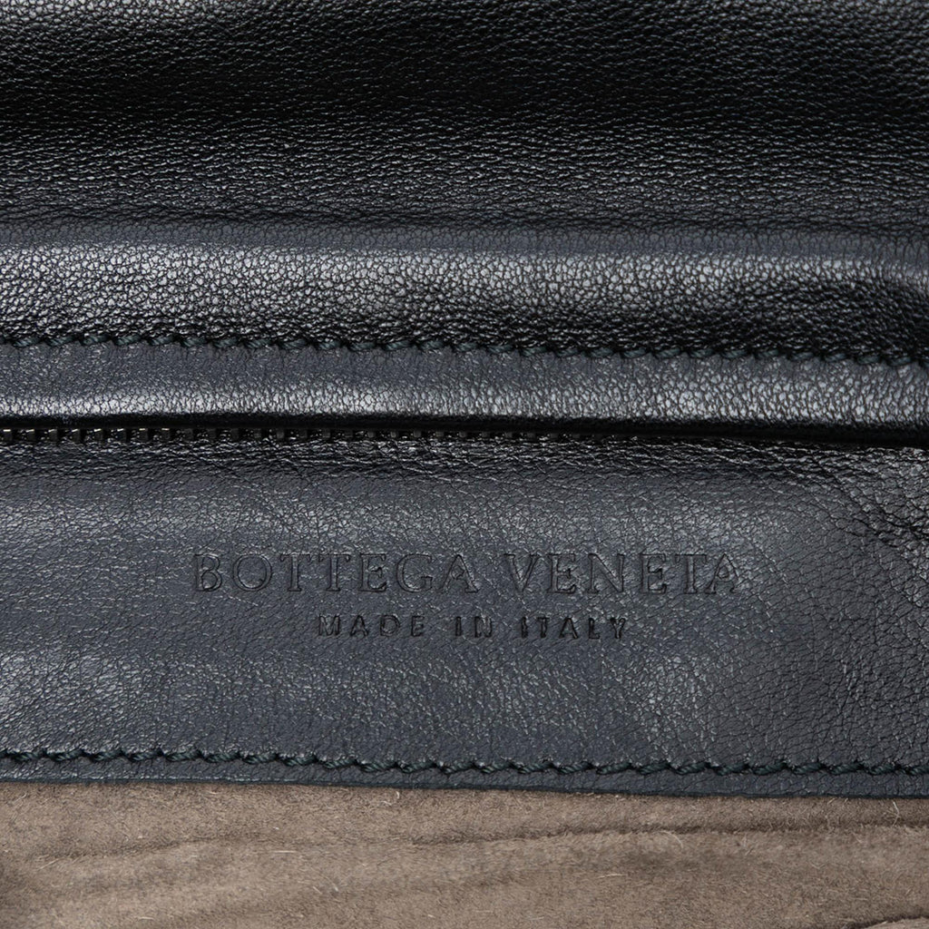 Bottega Veneta Nappa Intrecciato Turn Lock Clutch
