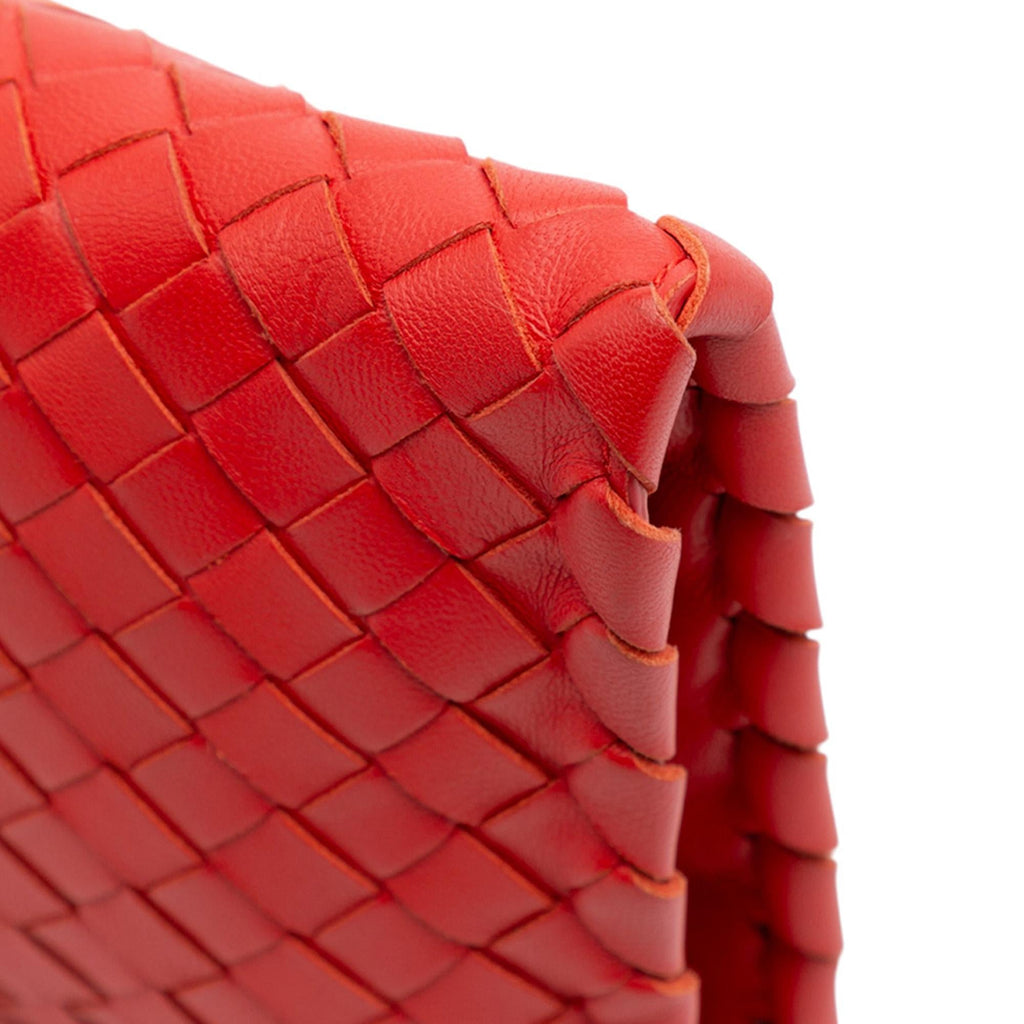 Bottega Veneta Nappa Intrecciato Turn Lock Clutch