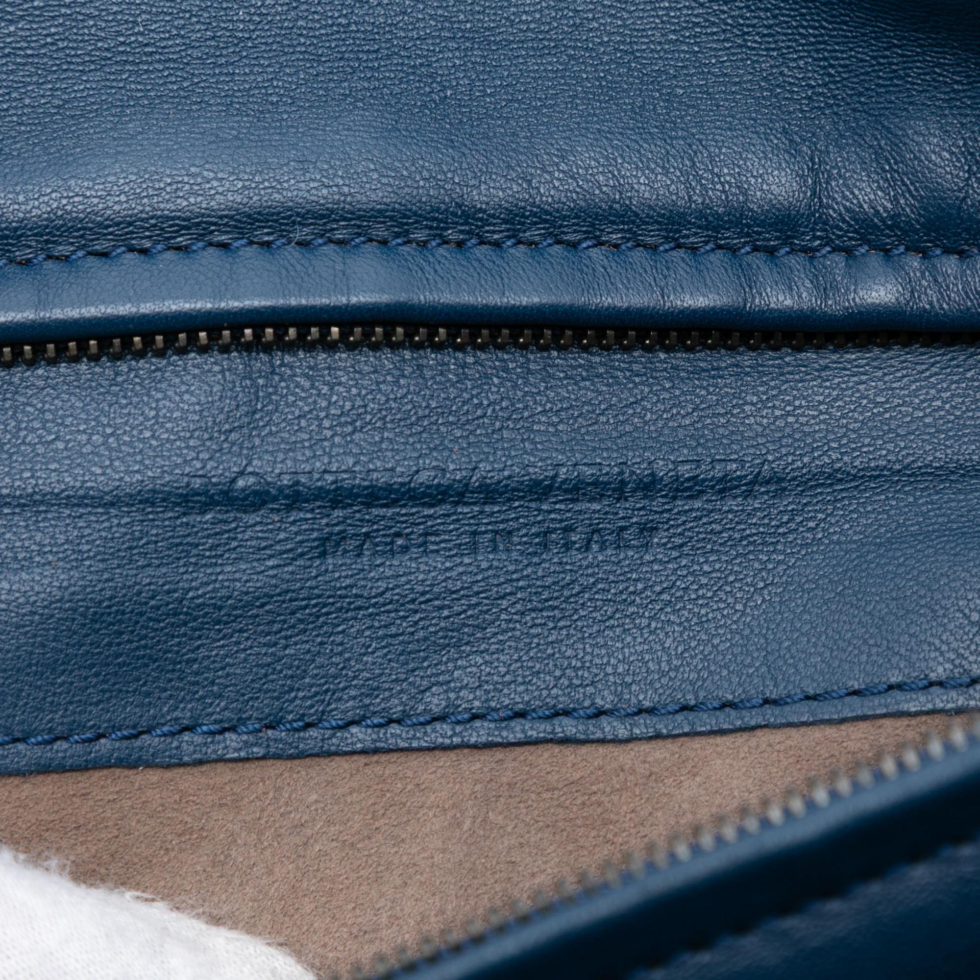 Bottega Veneta Nappa Intrecciato Turn Lock Clutch
