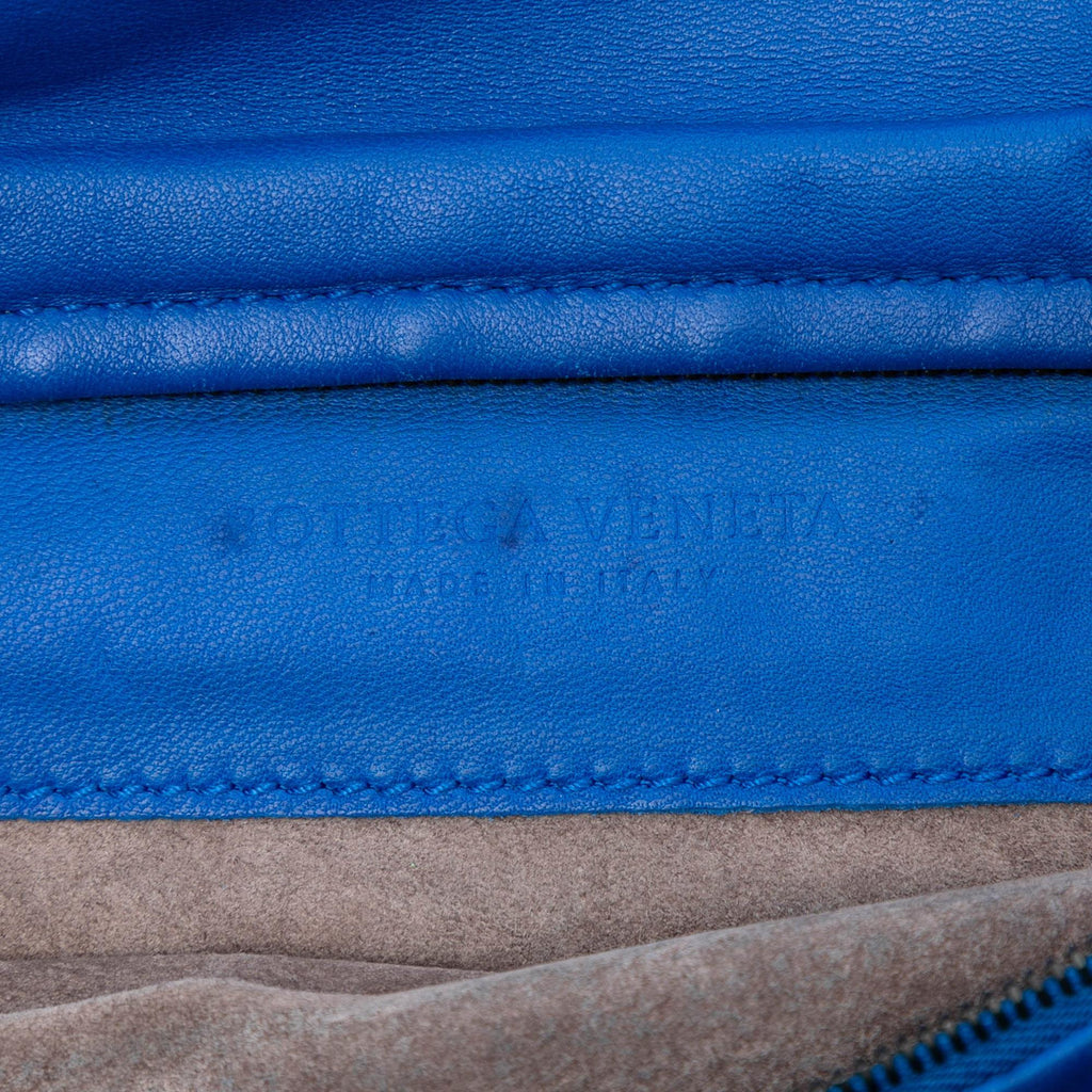 Bottega Veneta Nappa Intrecciato Turn Lock Clutch