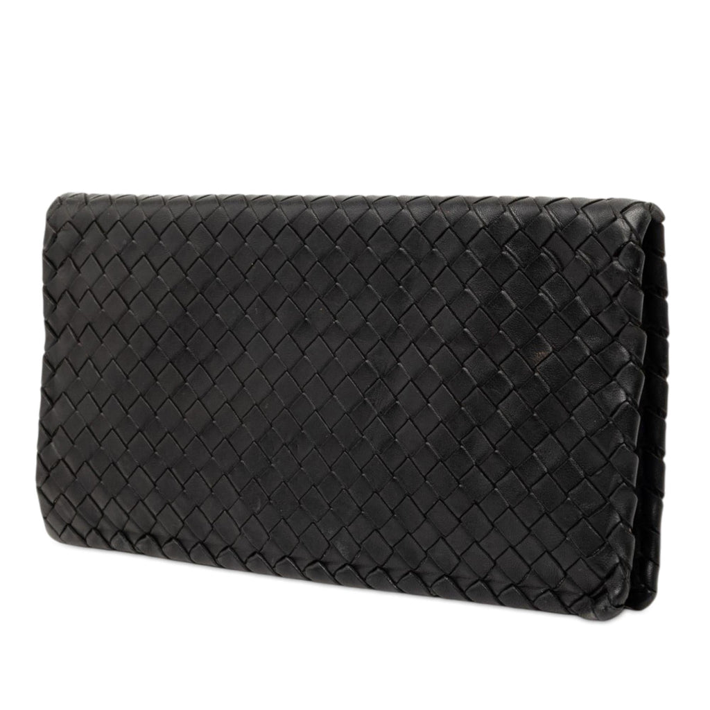 Bottega Veneta Nappa Intrecciato Turn Lock Clutch