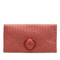 Bottega Veneta Nappa Intrecciato Turn Lock Clutch