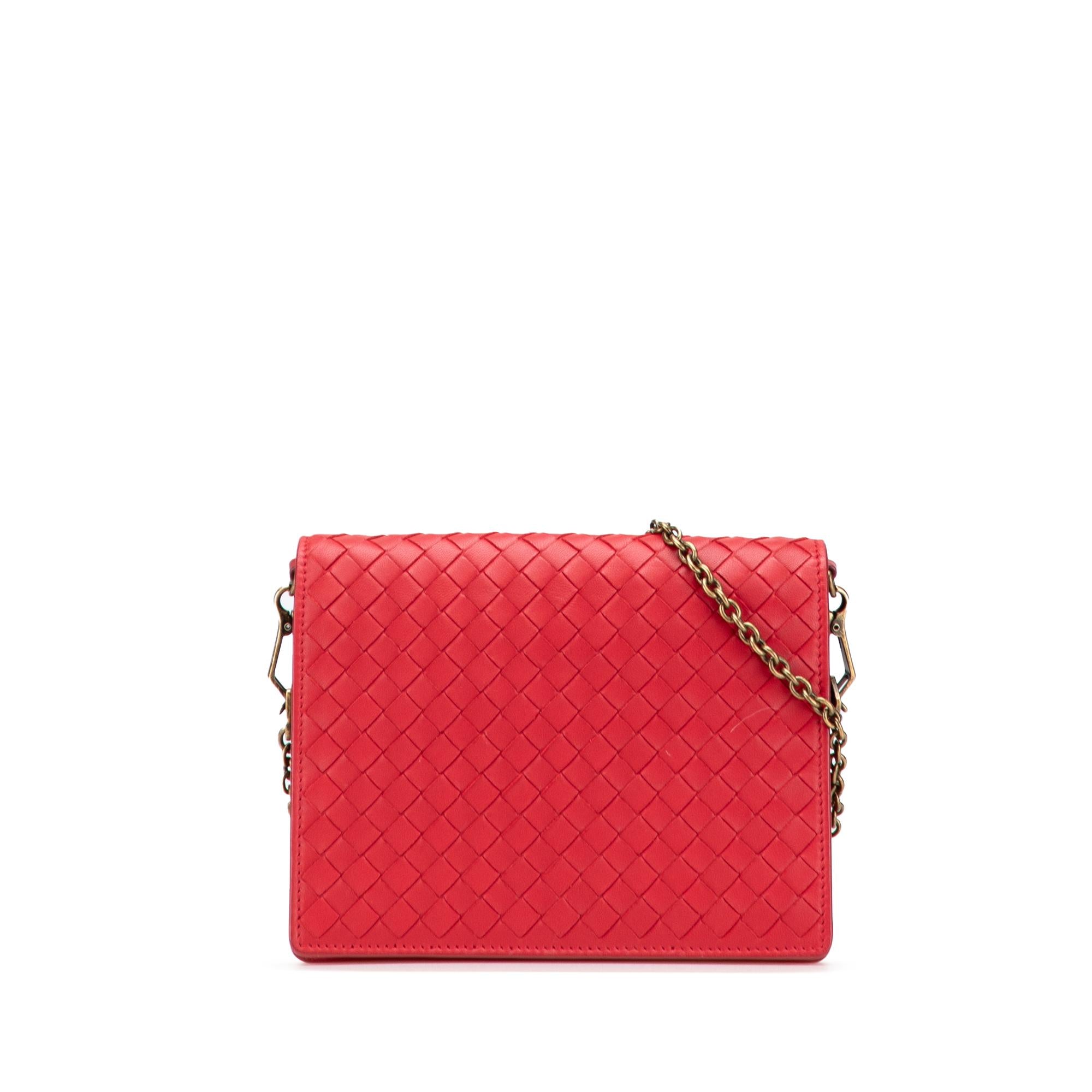 Bottega Veneta Nappa Intrecciato Wallet On Chain