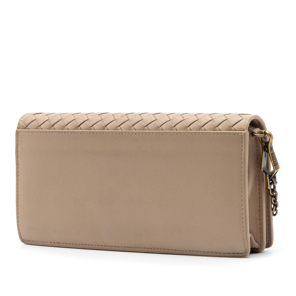Bottega Veneta Nappa Intrecciato Wallet On Chain