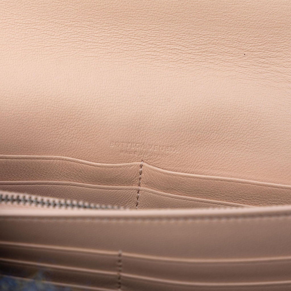 Bottega Veneta Nappa Intrecciato Wallet on Chain