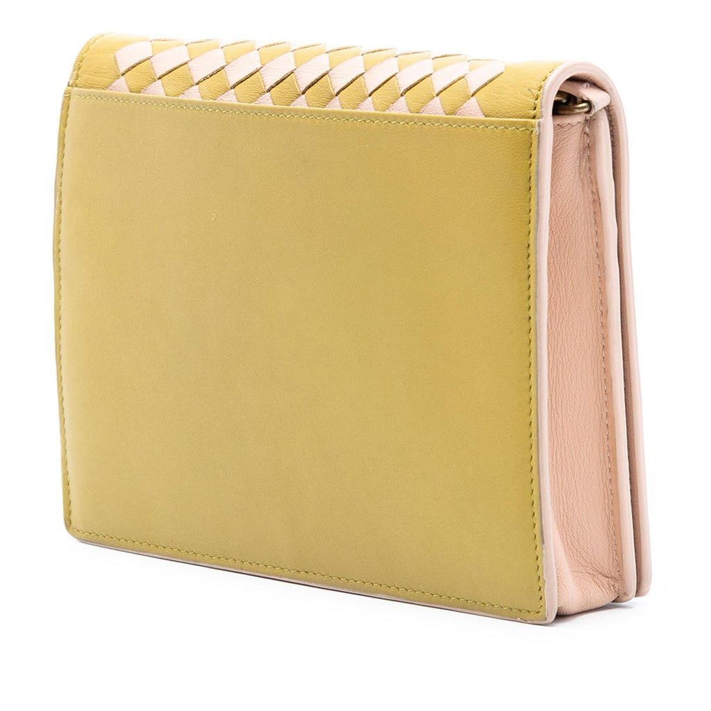 Bottega Veneta Nappa Intrecciato Wallet on Chain