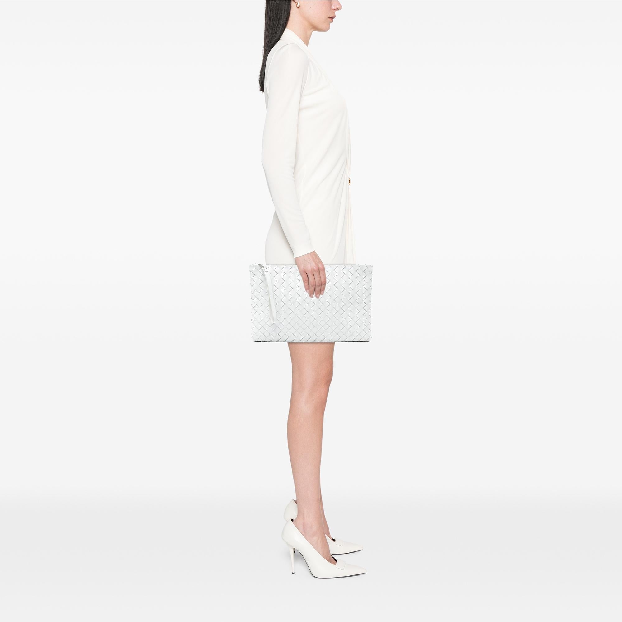 Bottega Veneta Nappa Intrecciato Wristlet Clutch