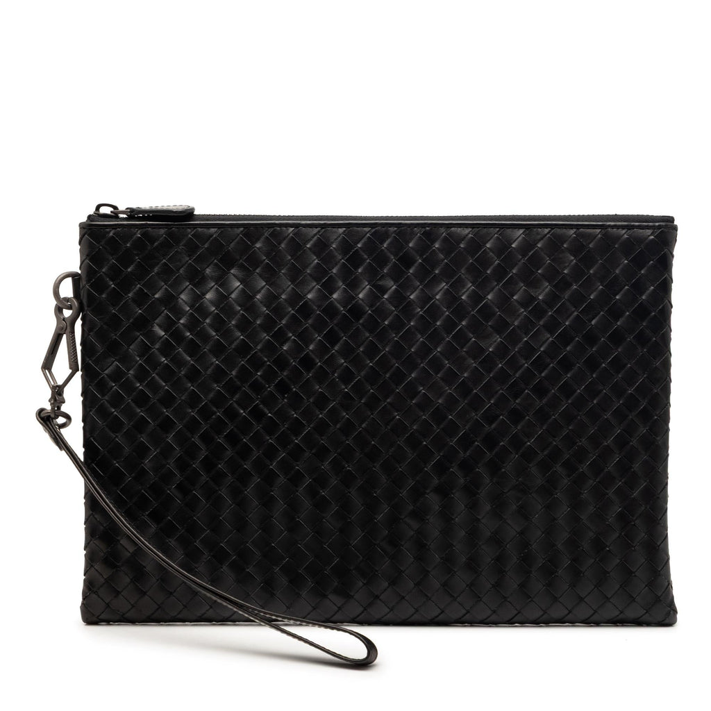 Bottega Veneta Nappa Intrecciato Wristlet Clutch