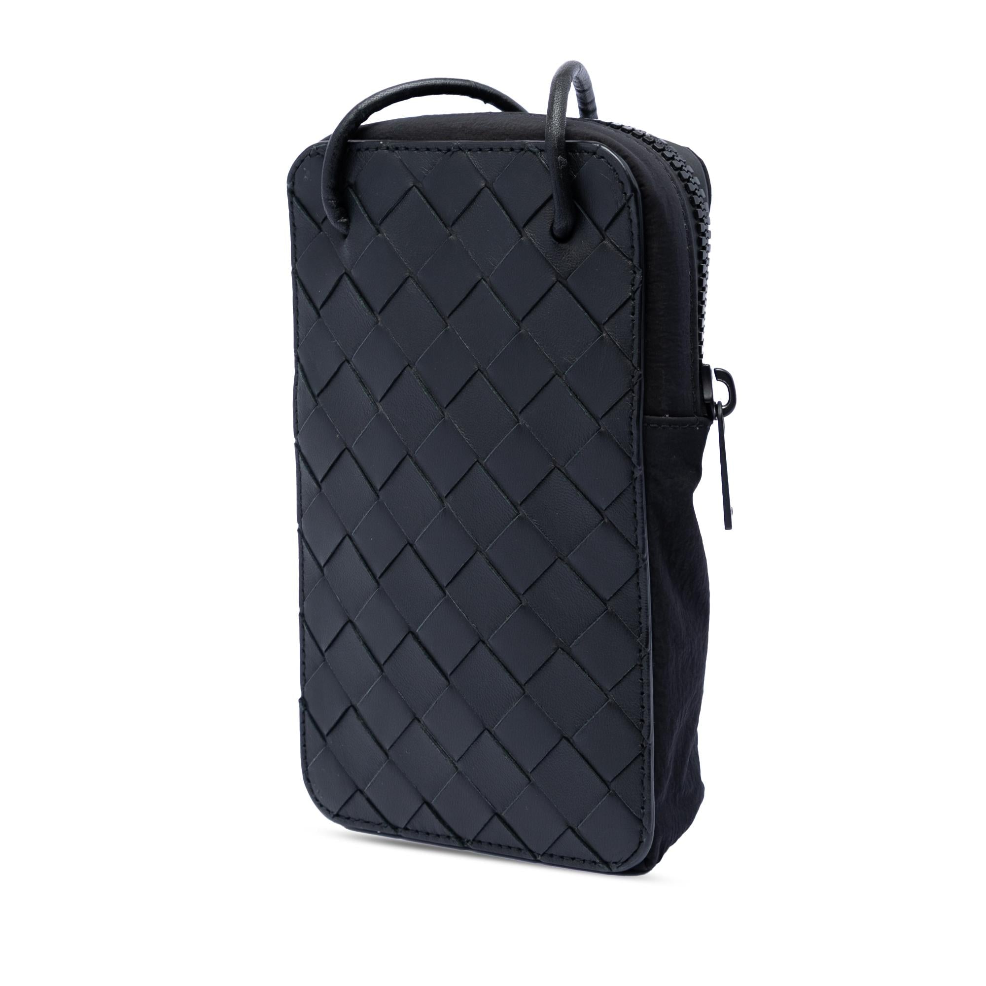 Bottega Veneta Nappa Intrecciato and Nylon Multifunction Case