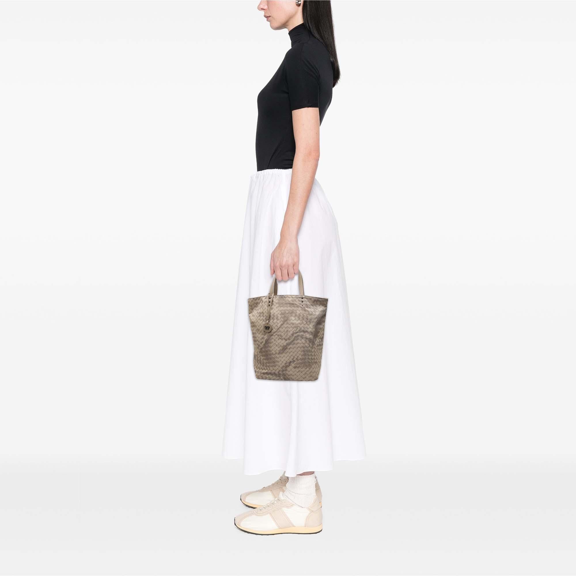 Bottega Veneta Nylon Intrecciolusion Tote