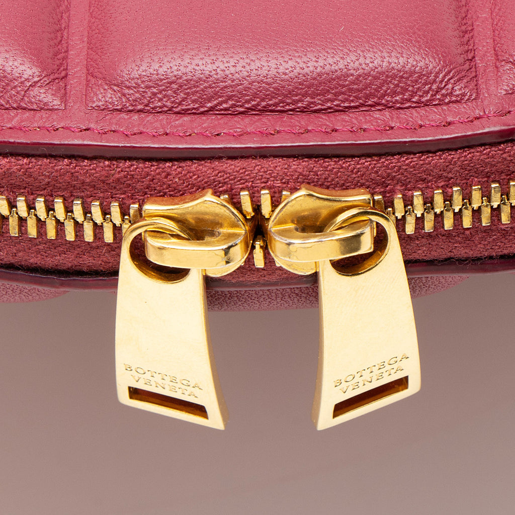 Bottega Veneta Padded Leather Half Moon Mini Crossbody