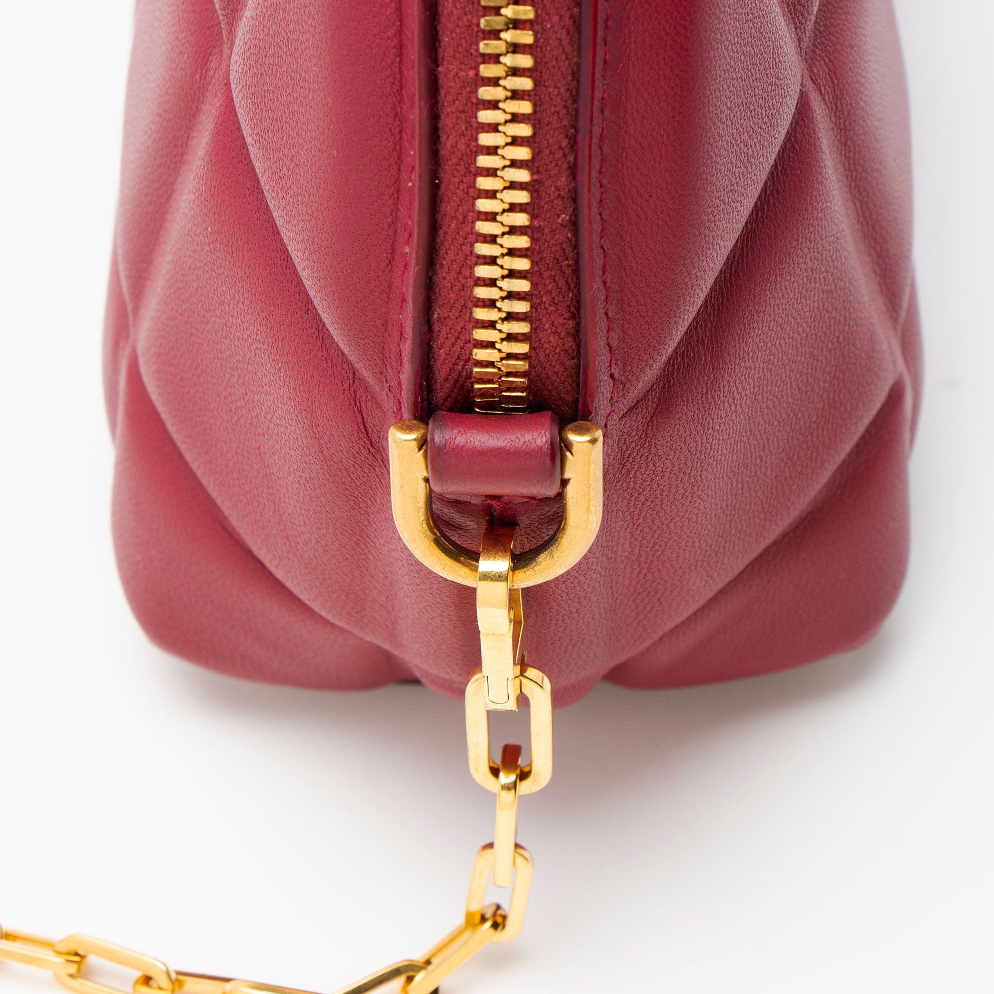 Bottega Veneta Padded Leather Half Moon Mini Crossbody