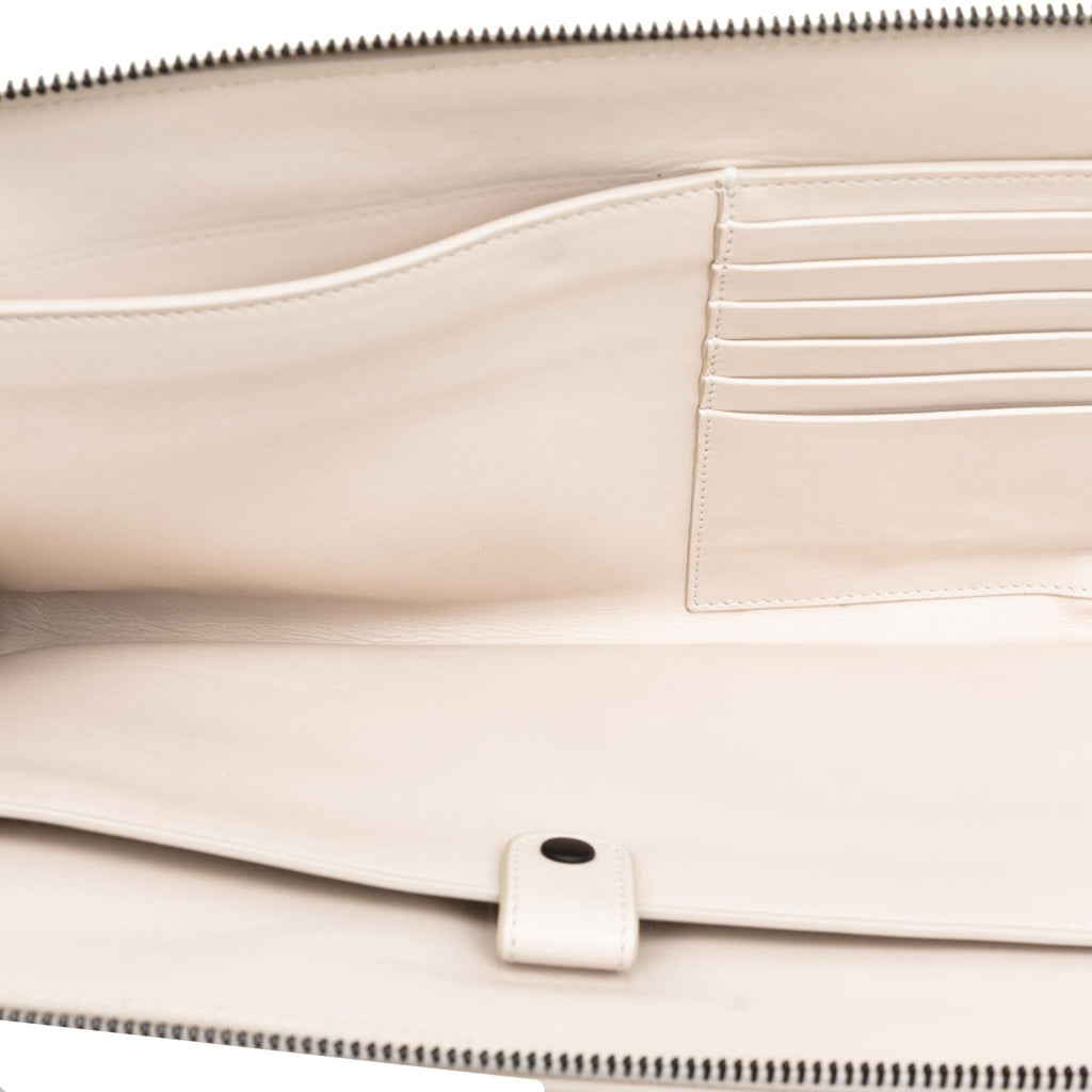 Bottega Veneta Perforated Calfskin Leggero Clutch