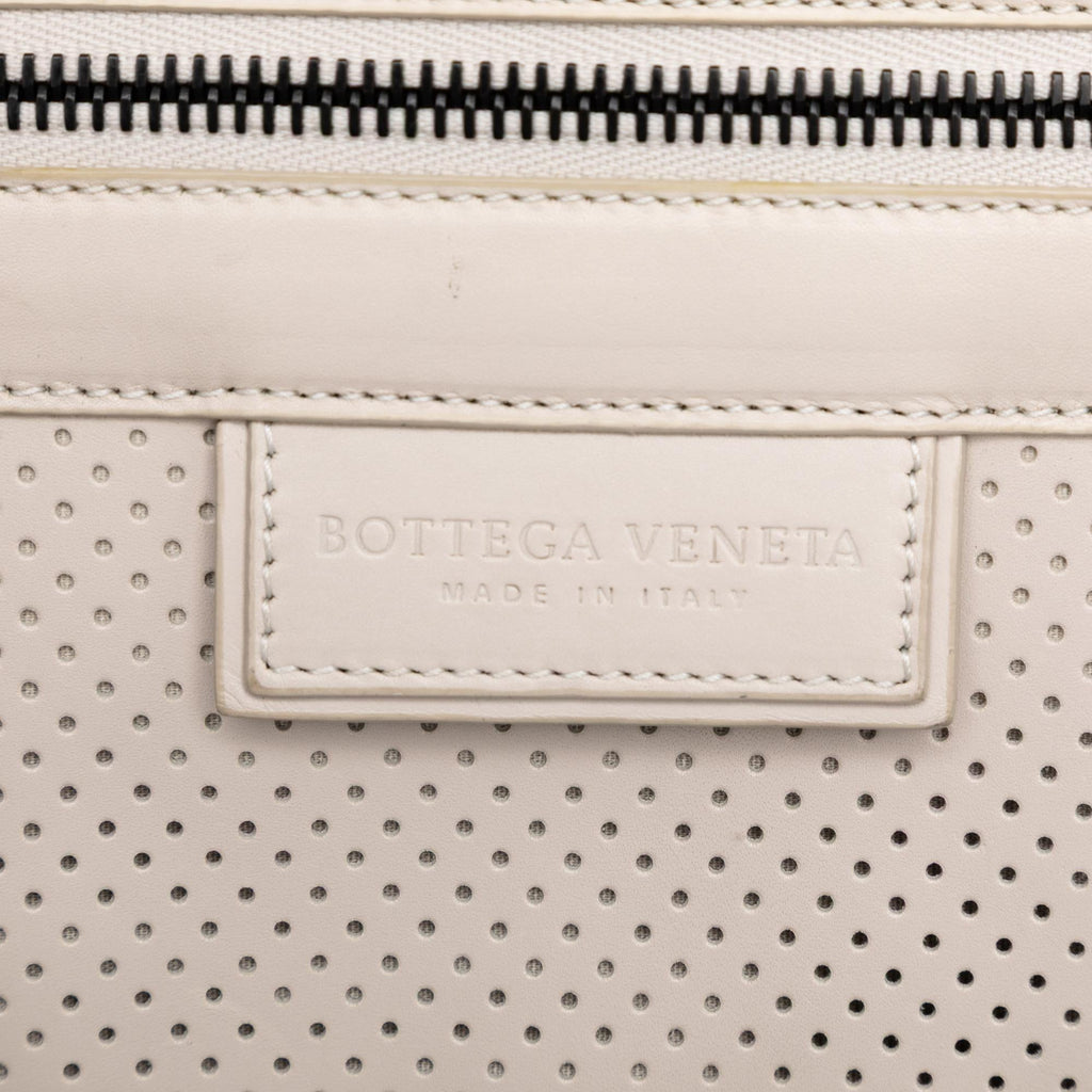 Bottega Veneta Perforated Calfskin Leggero Clutch