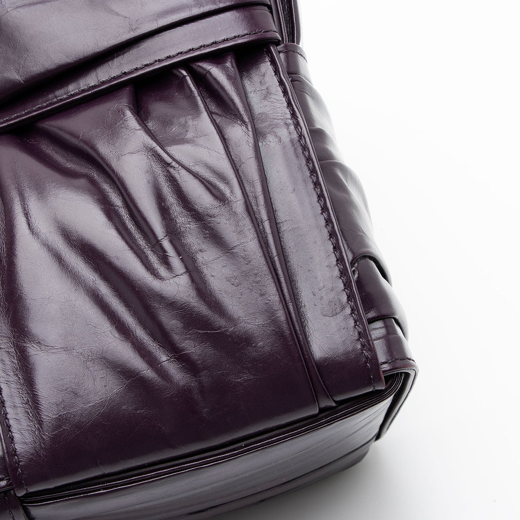 Bottega Veneta Pleated Calfskin Arco Small Tote