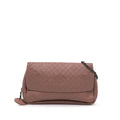 Bottega Veneta Small Calfskin Intrecciomirage Embossed Butterfly Chain Crossbody