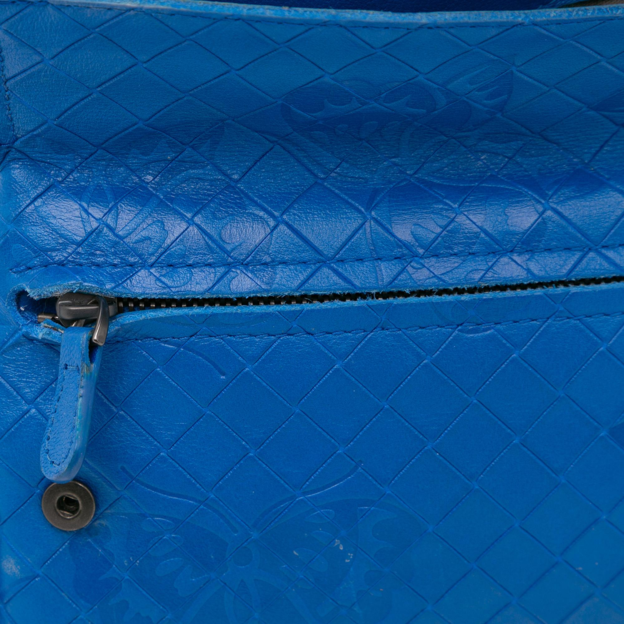 Bottega Veneta Small Calfskin Intrecciomirage Embossed Butterfly Chain Crossbody