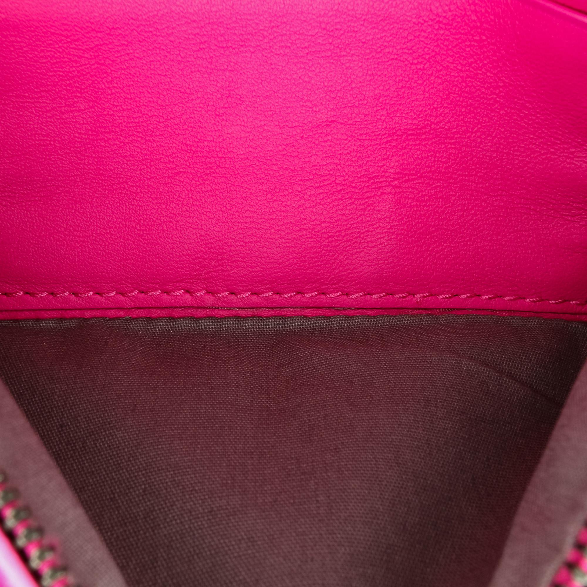 Bottega Veneta Small Calfskin Intrecciomirage Embossed Butterfly Chain Crossbody