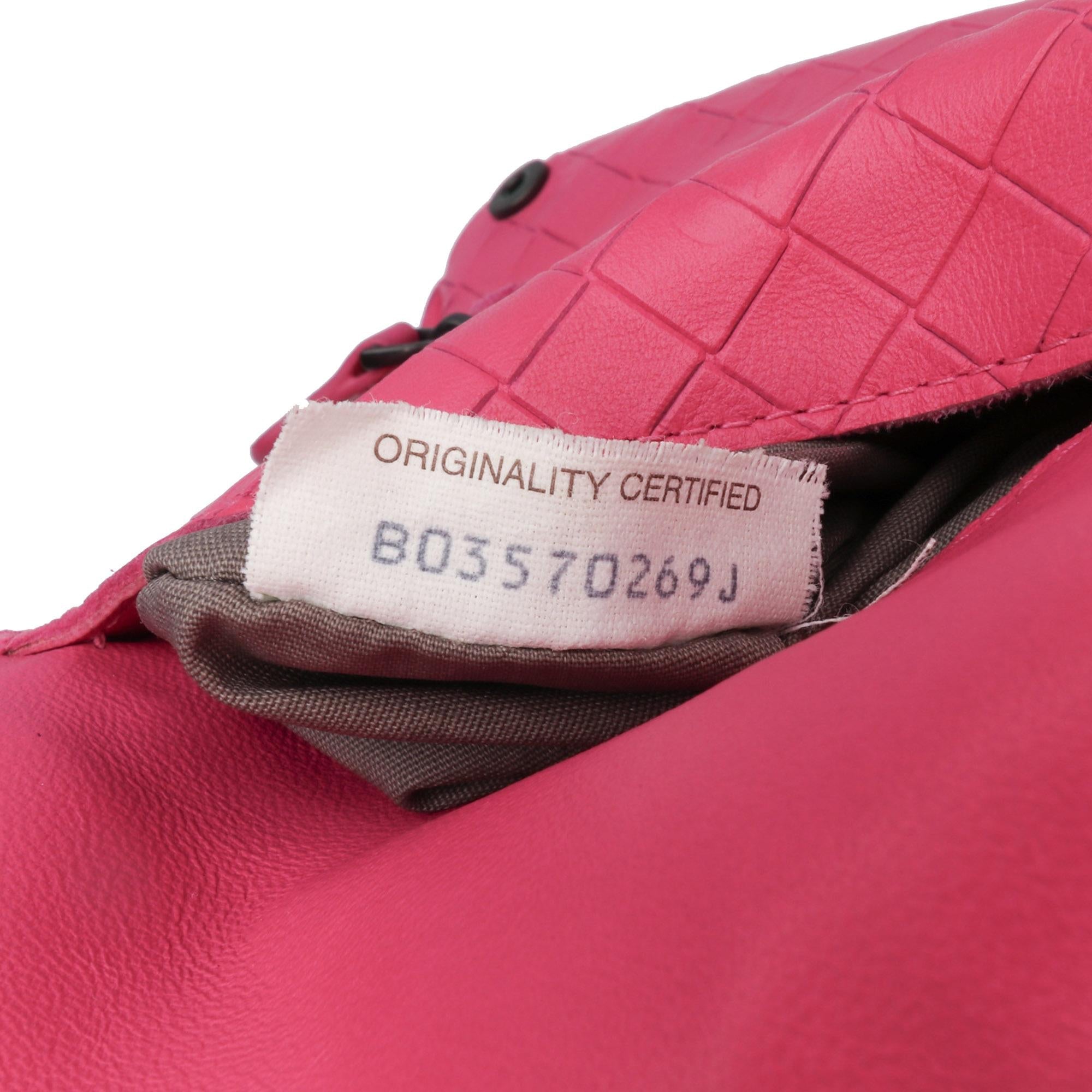 Bottega Veneta Small Calfskin Intrecciomirage Embossed Butterfly Chain Crossbody