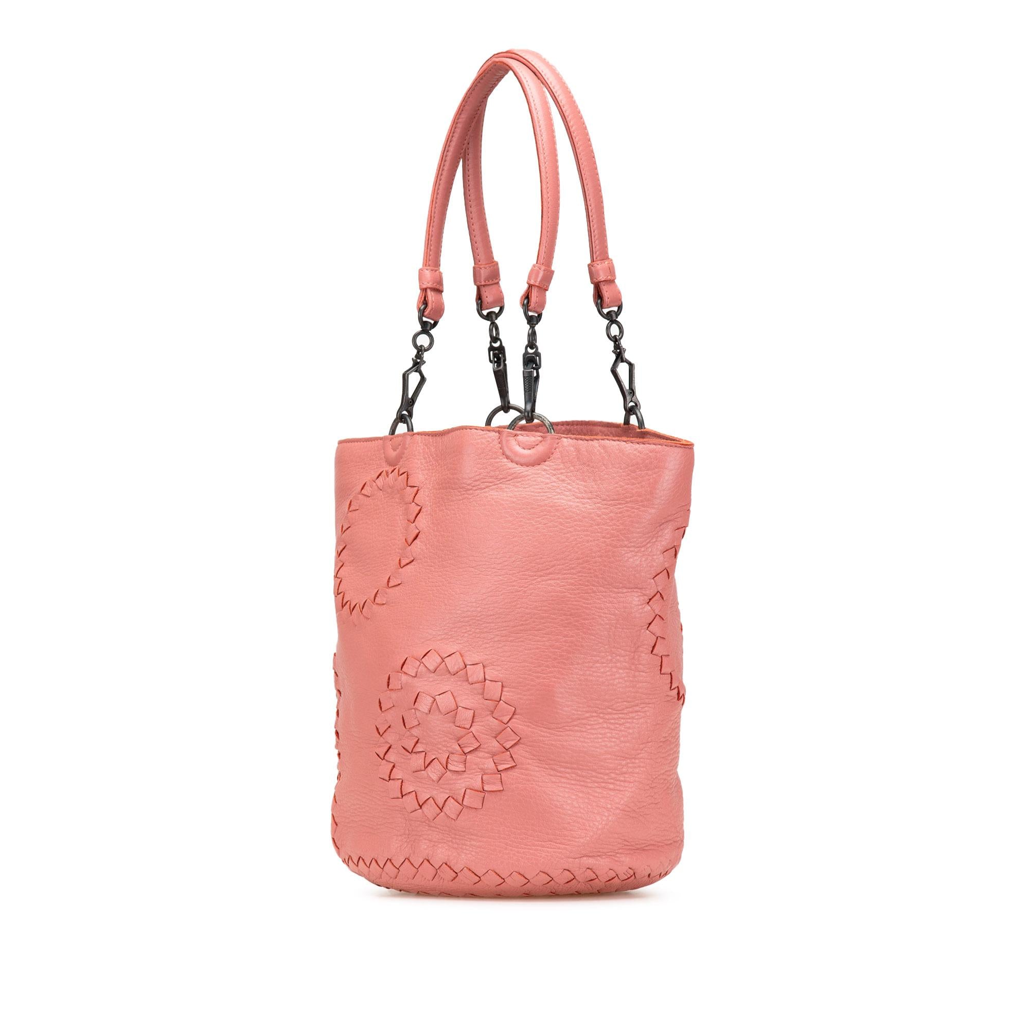 Bottega Veneta Small Intrecciato Trimmed Cervo Bucket Bag