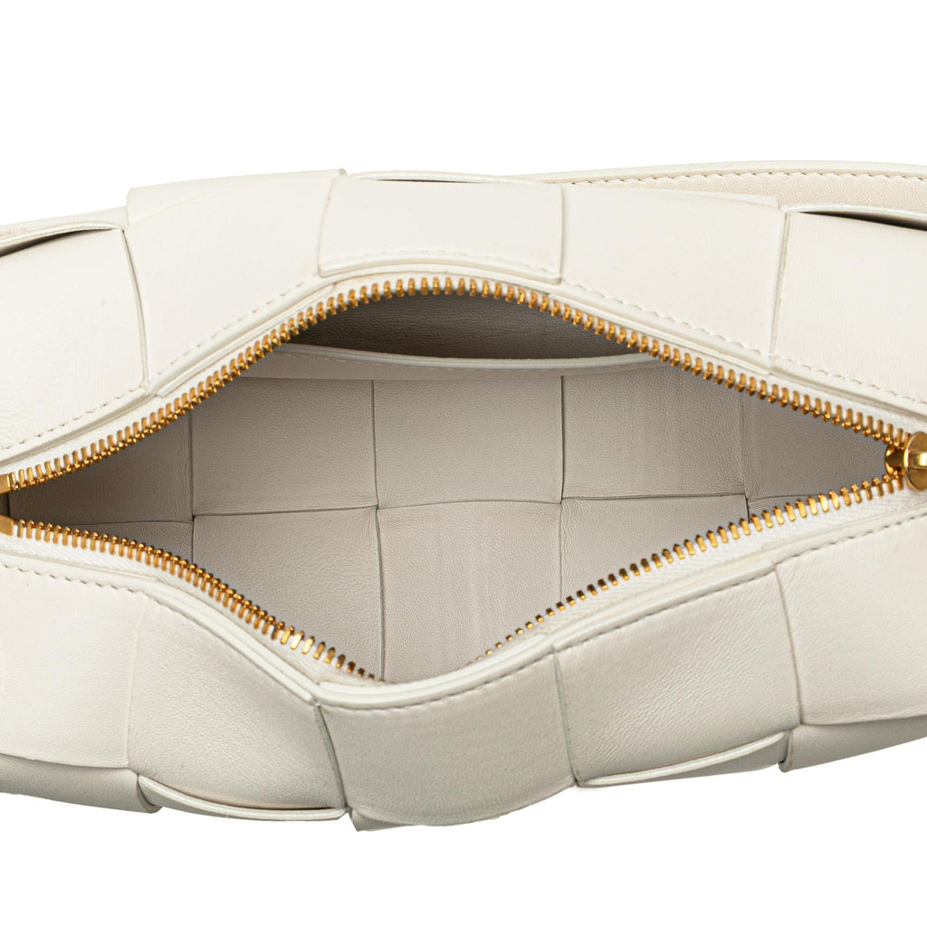 Bottega Veneta Small Lambskin Intrecciato Brick Cassette