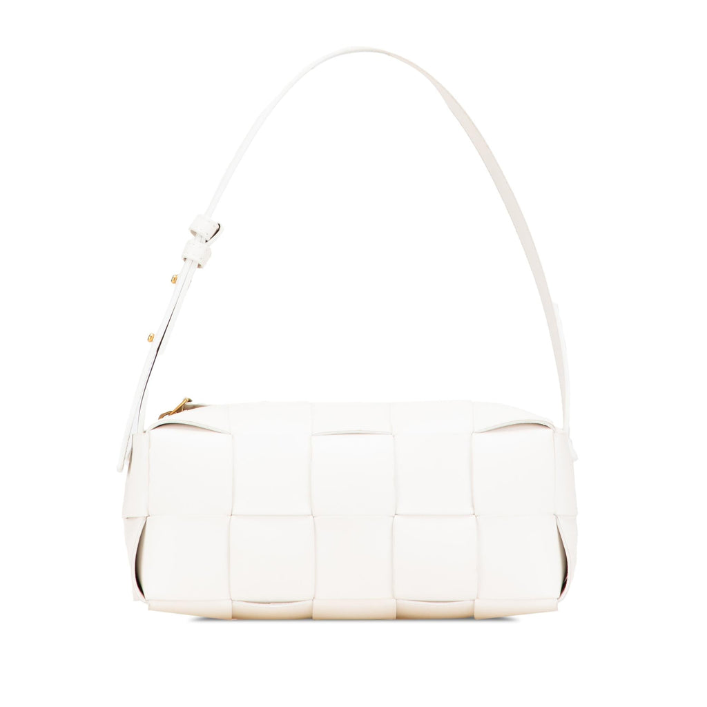 Bottega Veneta Small Lambskin Intrecciato Brick Cassette