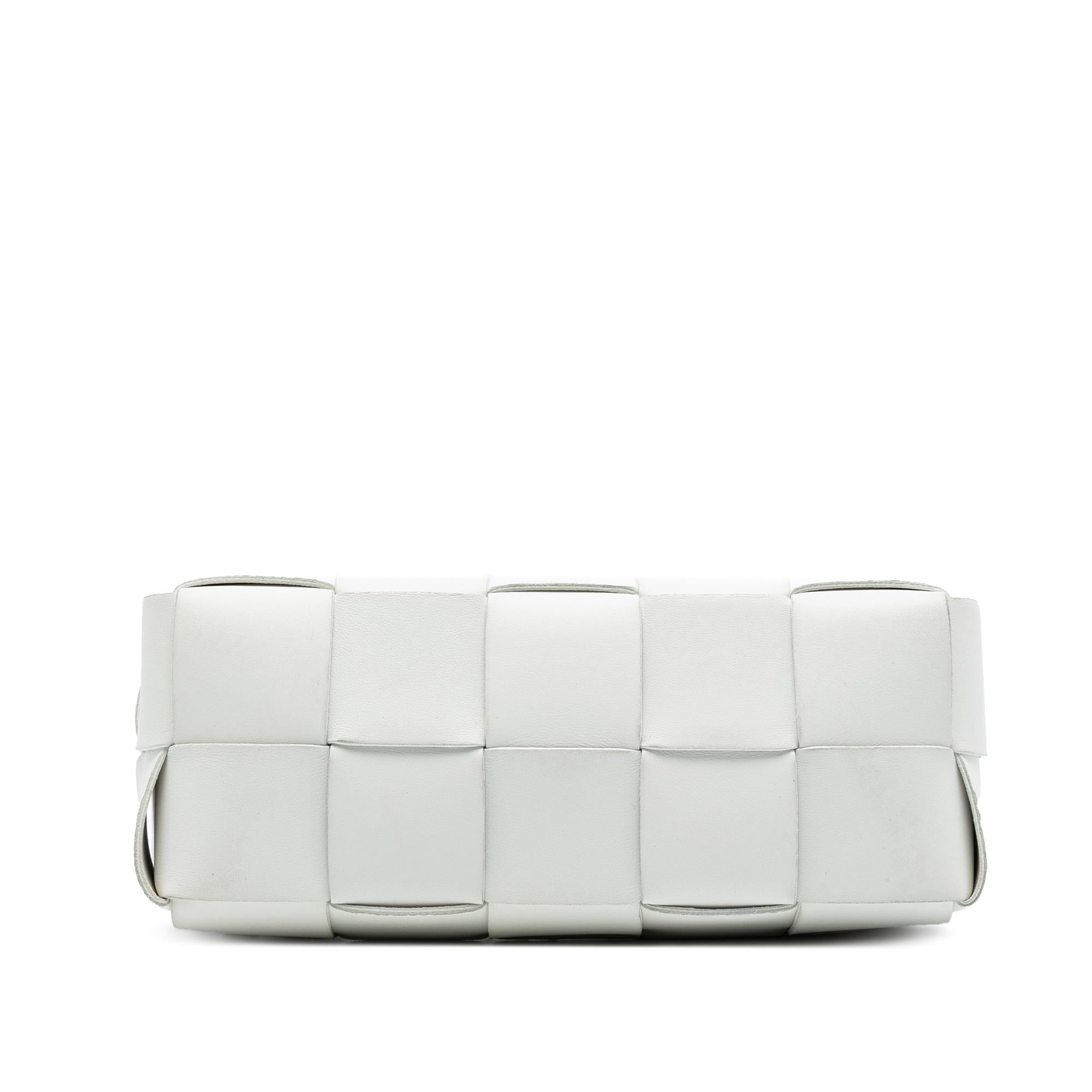 Bottega Veneta Small Lambskin Intrecciato Brick Cassette
