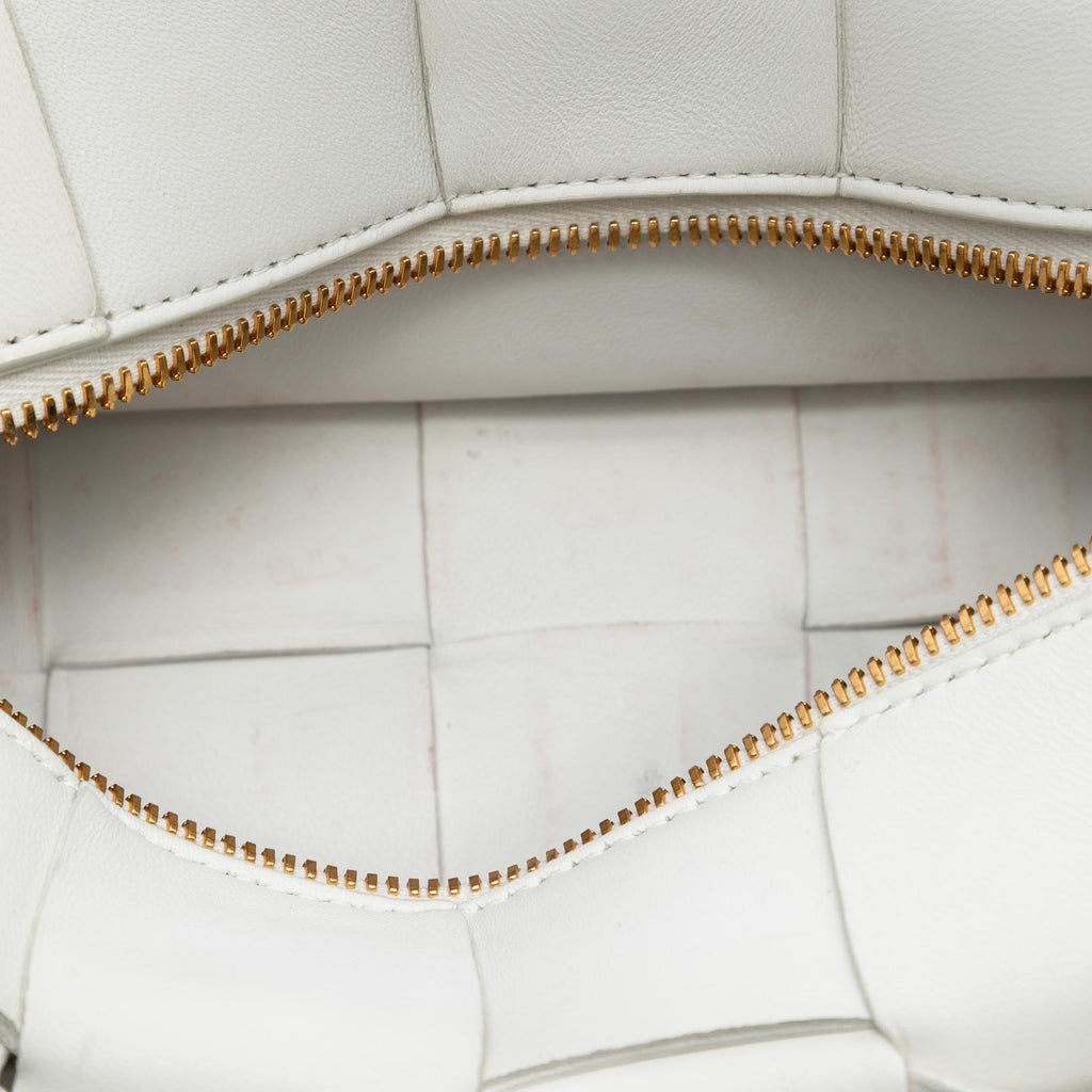 Bottega Veneta Small Lambskin Intrecciato Brick Cassette