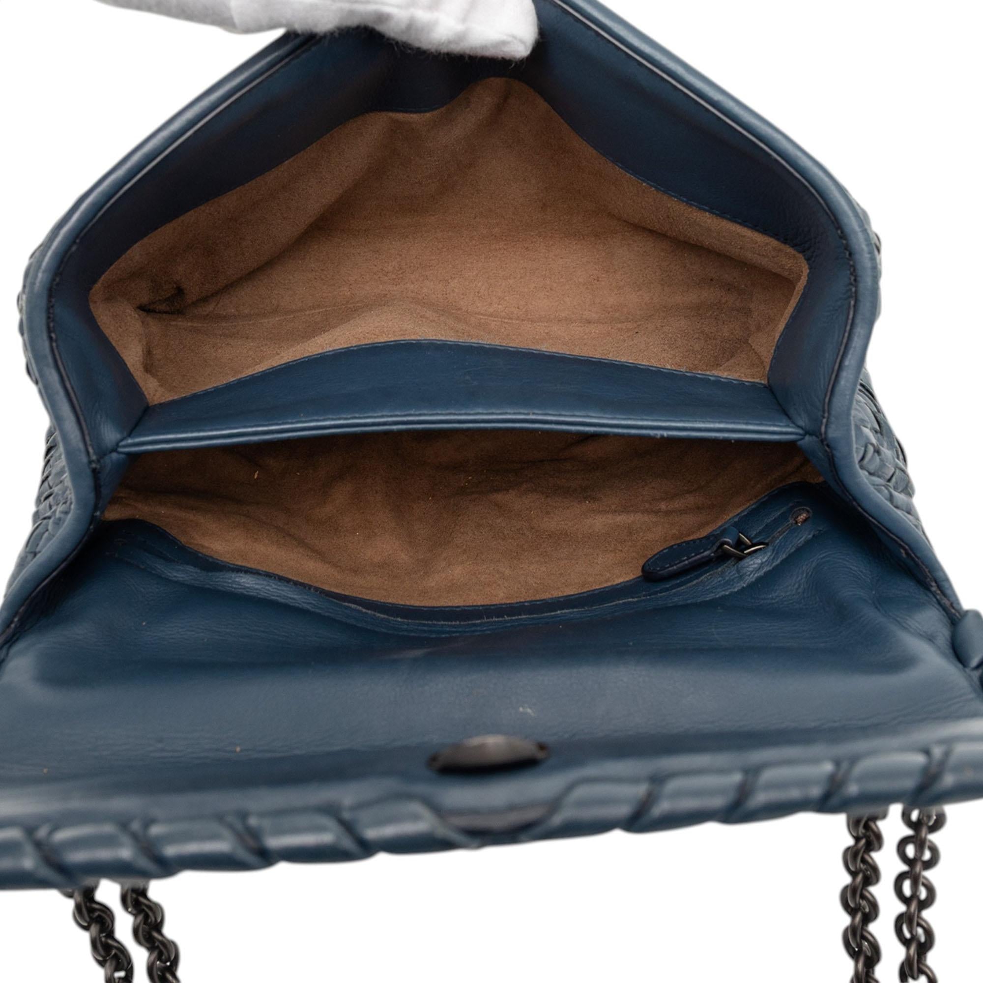 Bottega Veneta Small Nappa Intrecciato Boutis Olimpia Shoulder Bag
