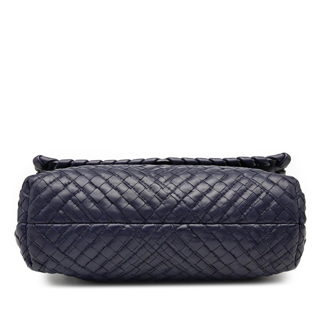 Bottega Veneta Small Nappa Intrecciato Boutis Olimpia Shoulder Bag