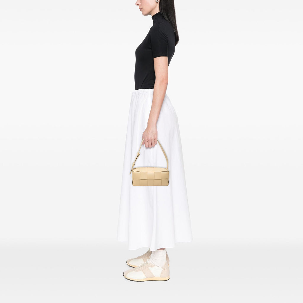 Bottega Veneta Small Nappa Intrecciato Brick Cassette
