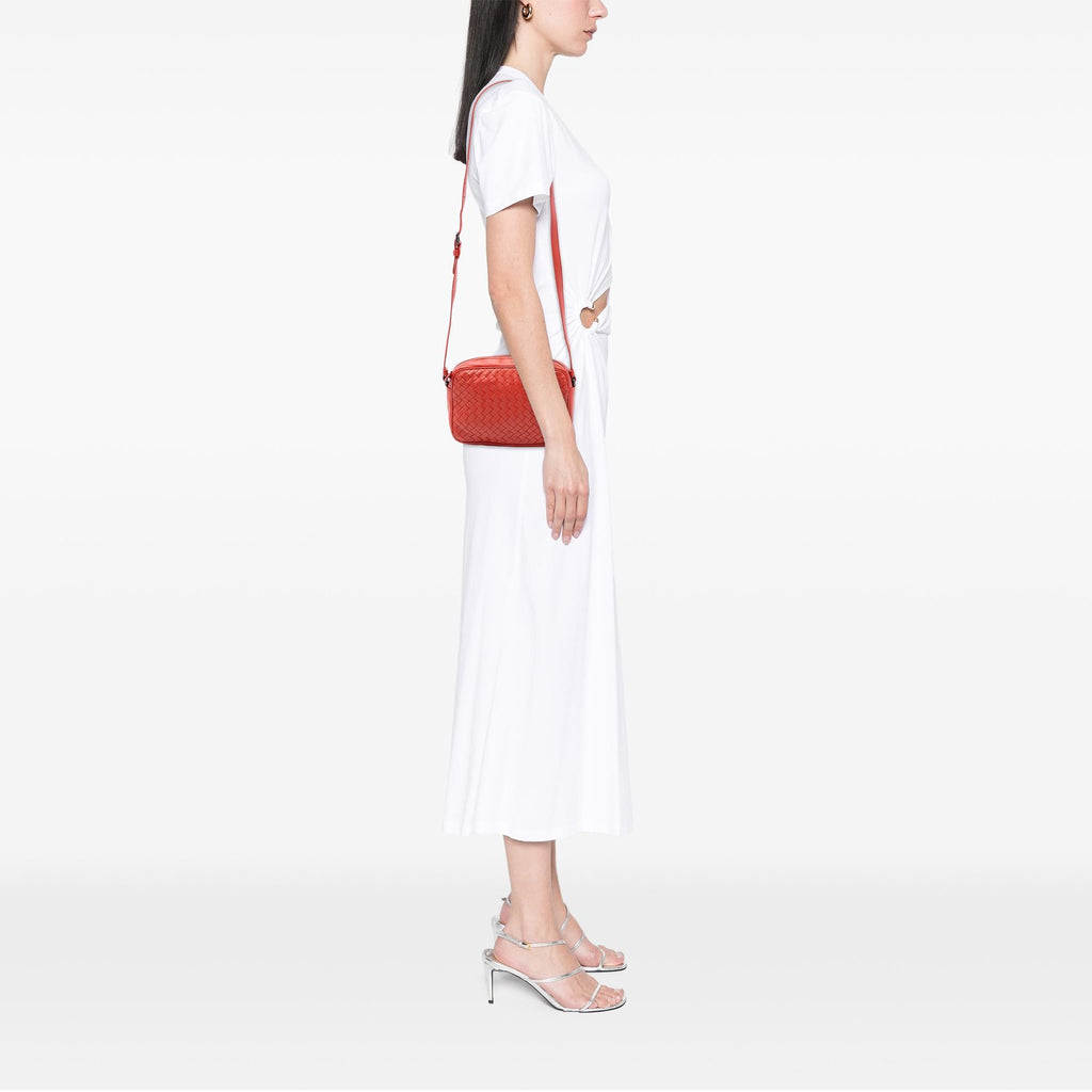 Bottega Veneta Small Nappa Intrecciato Camera Bag