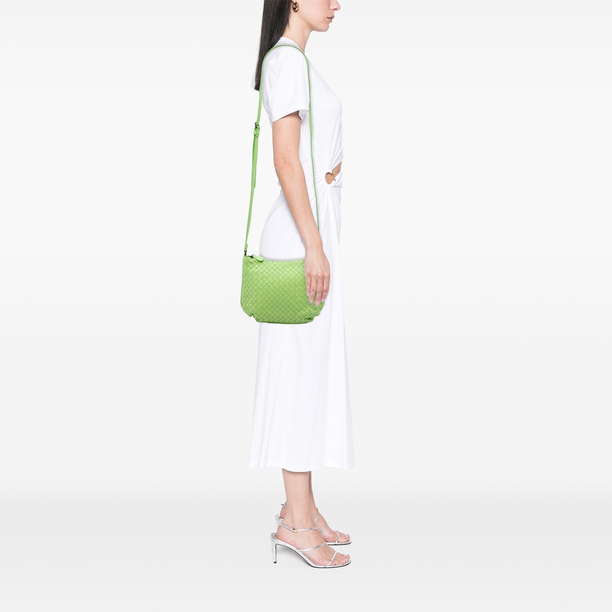 Bottega Veneta Small Nappa Intrecciato Crossbody