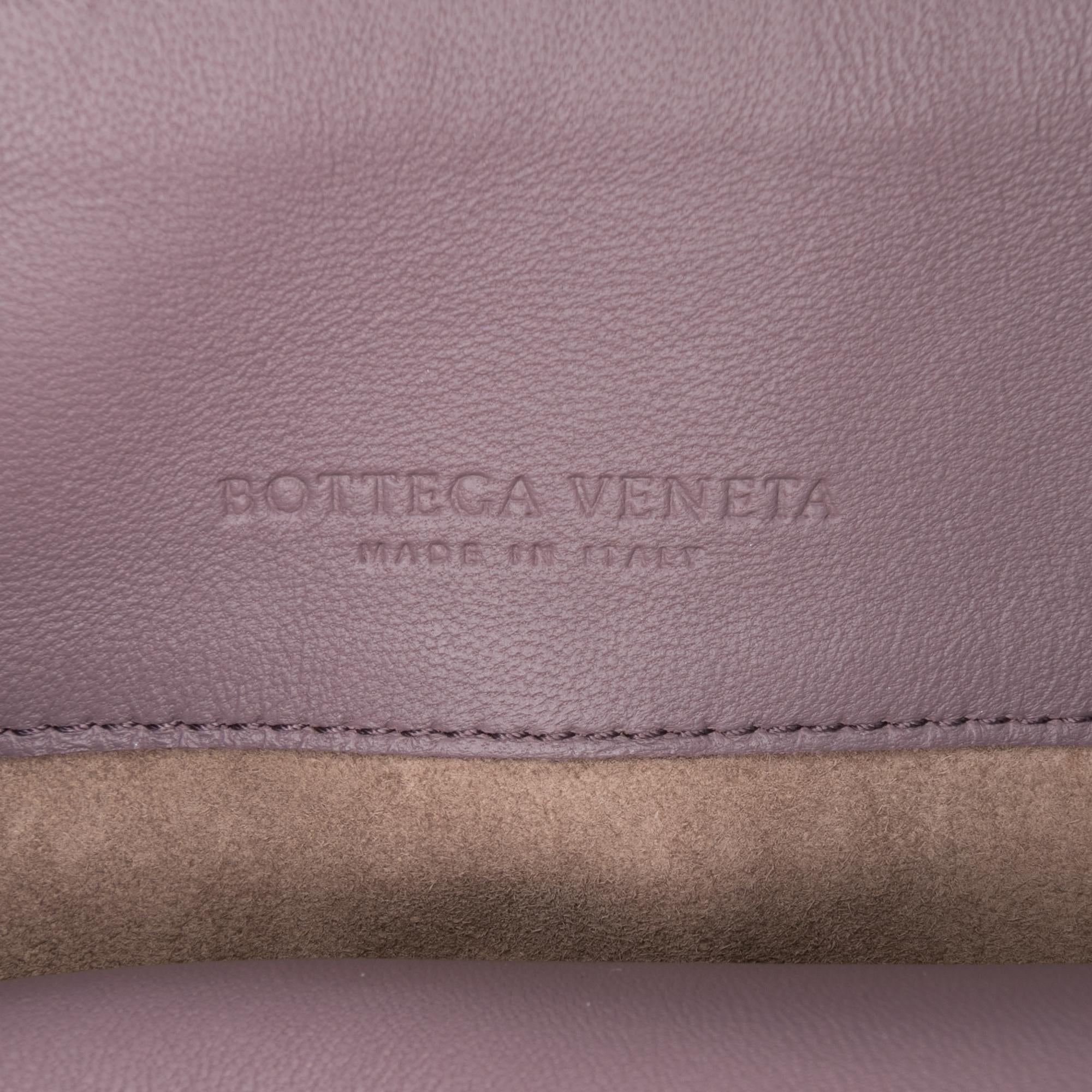 Bottega Veneta Small Nappa Intrecciato Embroidered Olimpia Shoulder Bag