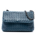 Bottega Veneta Small Nappa Intrecciato Olimpia Shoulder Bag