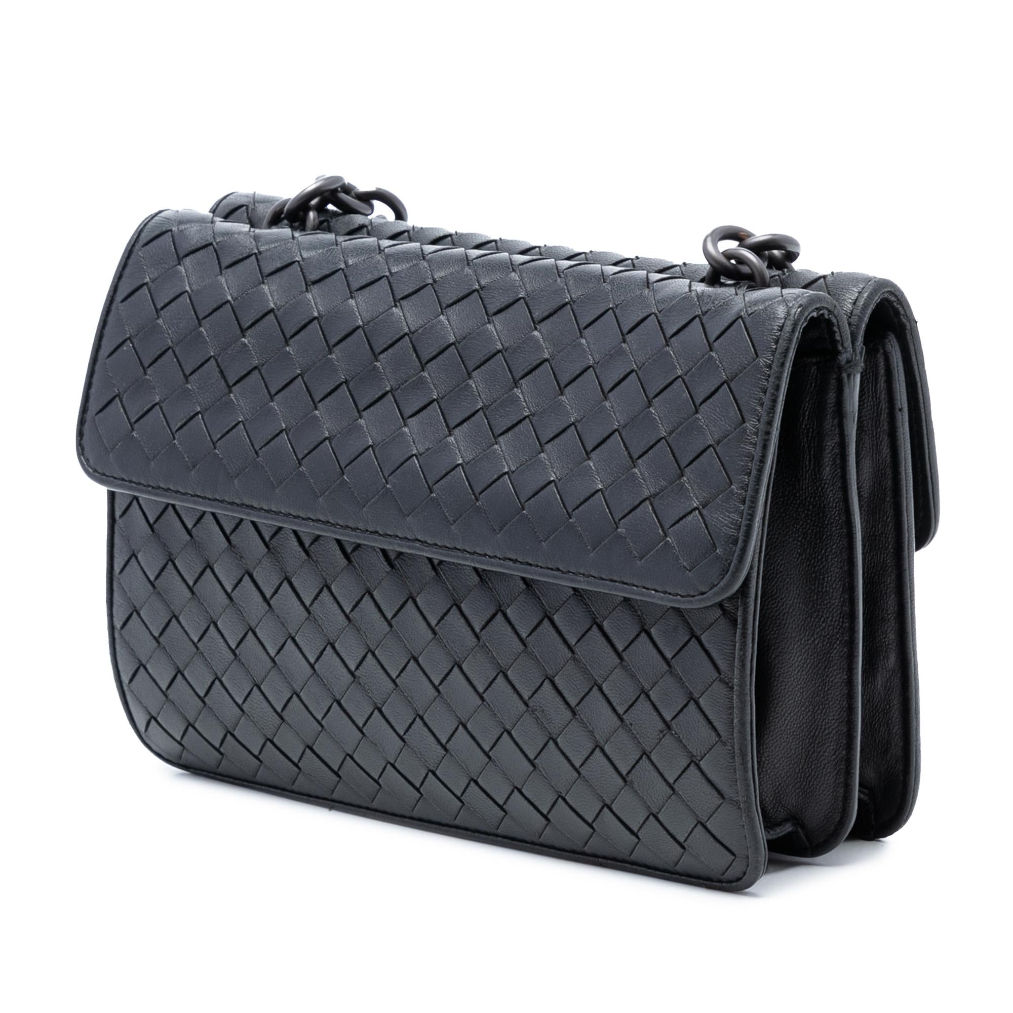 Bottega Veneta Small Nappa Intrecciato Olimpia Shoulder Bag