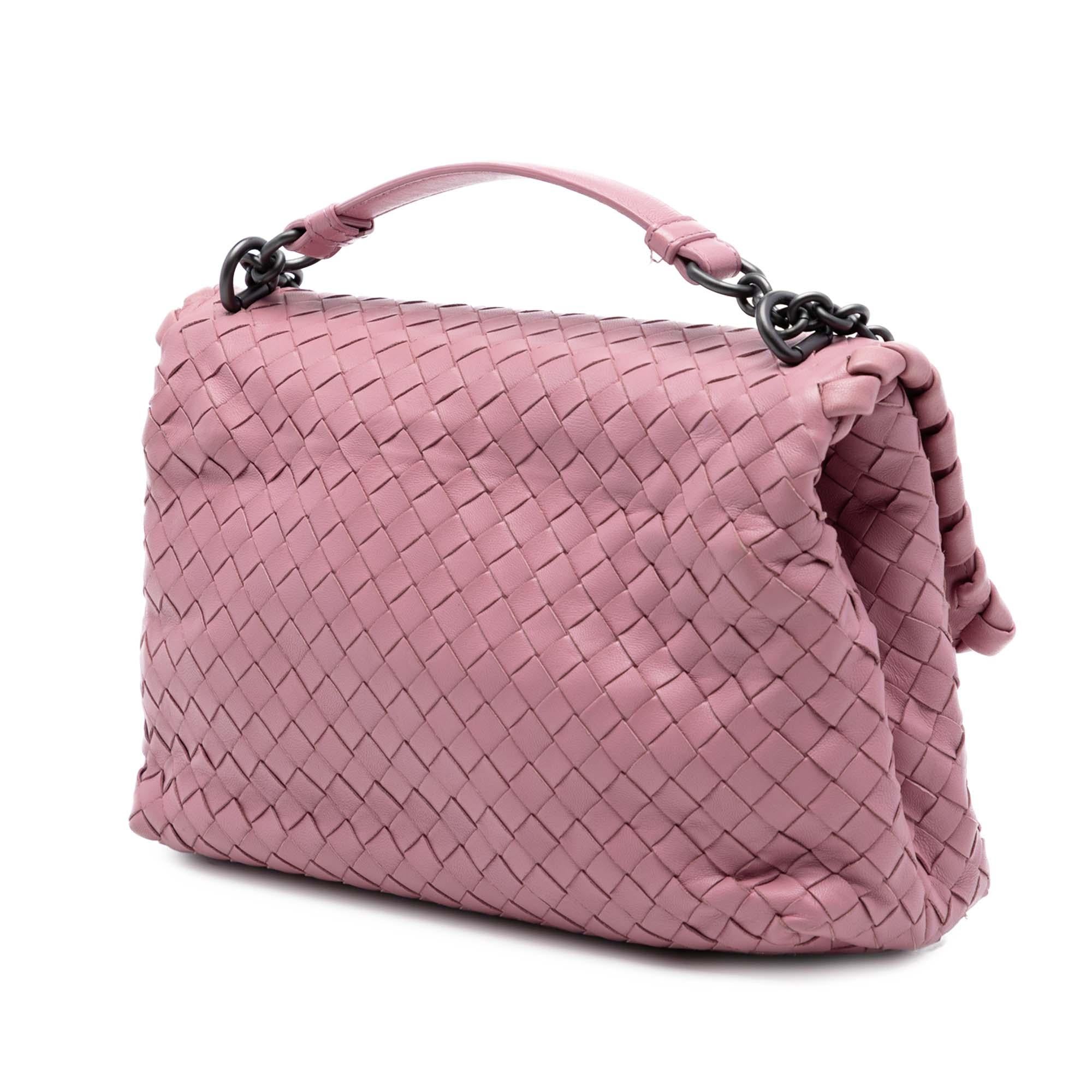 Bottega Veneta Small Nappa Intrecciato Olimpia Shoulder Bag