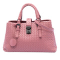 Bottega Veneta Small Nappa Intrecciato Roma Satchel