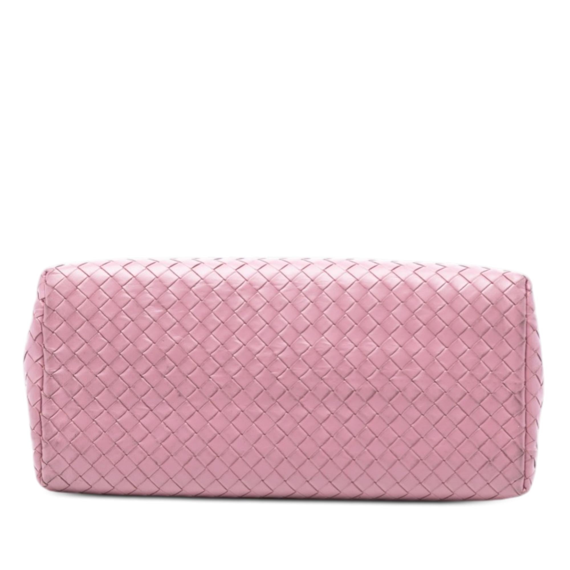 Bottega Veneta Small Nappa Intrecciato Roma Satchel